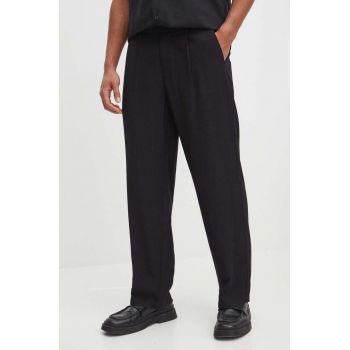 Medicine pantaloni barbati, culoarea negru, cu fason chinos de firma originali