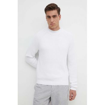 Michael Kors pulover barbati, culoarea alb de firma original