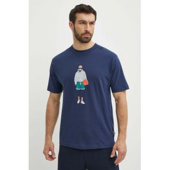 New Balance tricou din bumbac barbati, cu imprimeu, MT41578NNY de firma original