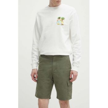 Quiksilver pantaloni scurti barbati, culoarea verde de firma originali