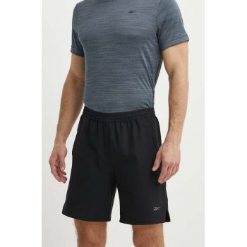 Reebok pantaloni scurți de antrenament Strength 4.0 culoarea negru, 100075796