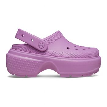 Saboti Crocs Stomp Clog Roz - Bubble de firma originali