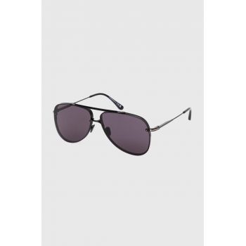 Tom Ford ochelari de soare barbati, culoarea negru, FT1071_6201A de firma originali