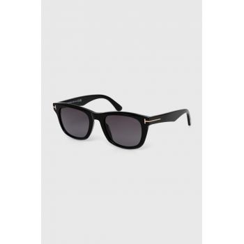 Tom Ford ochelari de soare barbati, culoarea negru, FT1076_5401B de firma originali