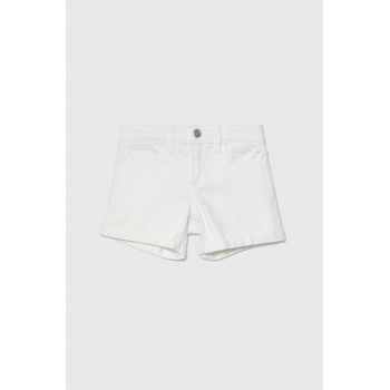 Abercrombie & Fitch pantaloni scurti copii culoarea gri, neted, talie reglabila