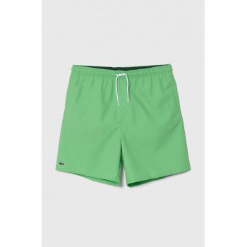 Lacoste pantaloni scurti de baie culoarea verde de firma originali