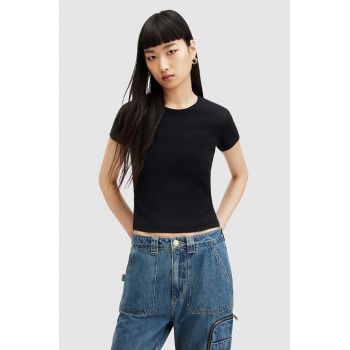 AllSaints tricou din bumbac STEVIE TEE femei, culoarea alb, WM526Z