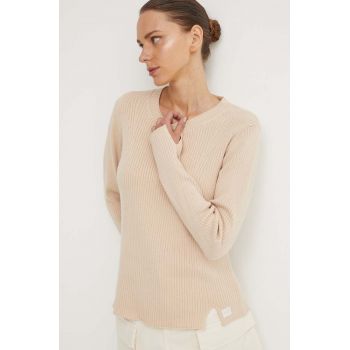 G-Star Raw pulover din amestec de lana femei, culoarea bej