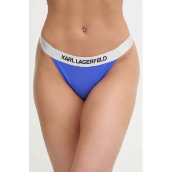 Karl Lagerfeld chiloti de baie culoarea albastru marin