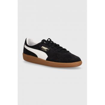 Puma sneakers din piele intoarsă Palermo Cobalt Glaze culoarea negru, 396463