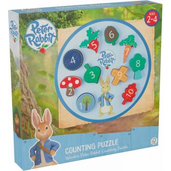 Puzzle Peter Rabbit, cu numere, Orange Tree Toys