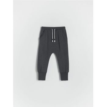 Reserved - BOYS` TROUSERS - gri-închis ieftini