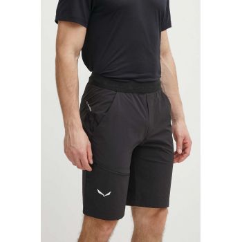 Salewa pantaloni scurți outdoor Puez 4 culoarea negru, 00-0000028963 de firma originali