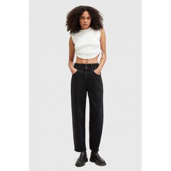 AllSaints jeansi HAILEY FRAY JEAN femei high waist, W007EB