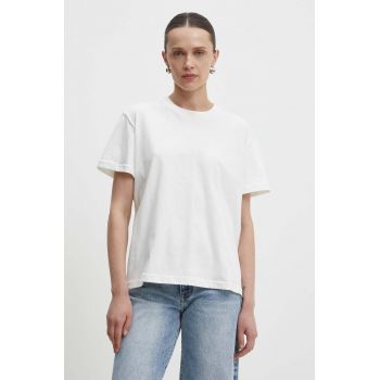 Answear Lab tricou din bumbac femei, culoarea alb ieftin