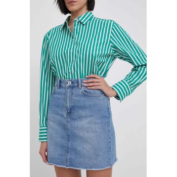 Pepe Jeans fusta jeans MINI SKIRT HW mini, drept, PL901124MN9 ieftina