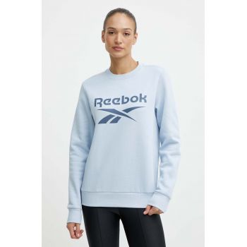Reebok bluza Identity femei, cu imprimeu, 100075966 de firma original