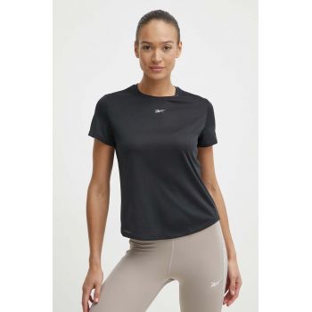 Reebok tricou de alergare culoarea negru, 100034918 ieftin