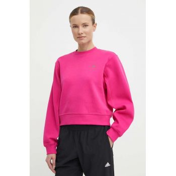 adidas by Stella McCartney bluza femei, culoarea roz, neted, IT8284 de firma original