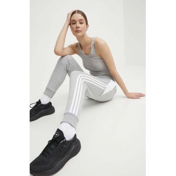 adidas Performance pantaloni de trening TIRO culoarea gri, modelator, IS1011 ieftin