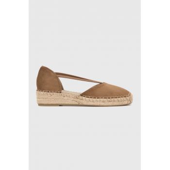 Answear Lab espadrile culoarea maro, cu platforma de firma originale