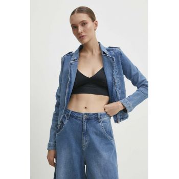 Answear Lab geaca jeans femei, de tranzitie ieftina