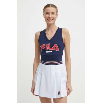 Fila top Laixi femei, culoarea albastru marin, FAW0748 ieftin