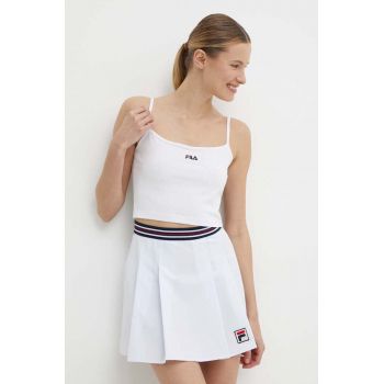 Fila top Loni femei, culoarea alb, FAW0745