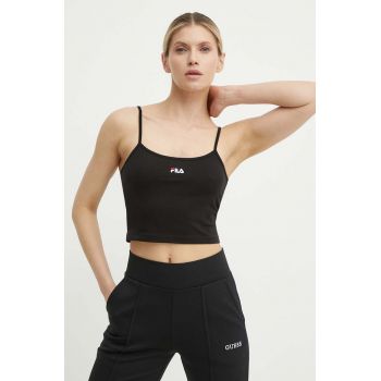 Fila top Loni femei, culoarea negru, FAW0745