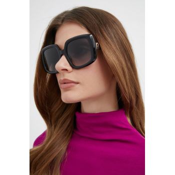 Furla ochelari de soare femei, culoarea negru, SFU709_540700