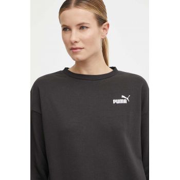 Puma bluză femei, culoarea negru, uni, 678742 de firma original