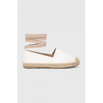 Answear Lab espadrile culoarea alb