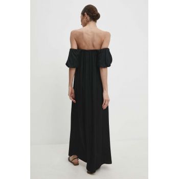 Answear Lab rochie culoarea negru, mini, evazati