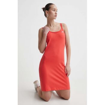 Fila rochie Brillon culoarea rosu, mini, mulata, FAW0704