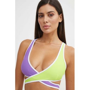 Puma sutien de baie culoarea violet, cupa usor rigidizata, 938336 ieftin