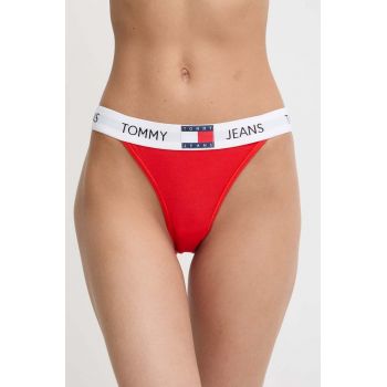 Tommy Jeans chiloți culoarea roșu, UW0UW05161