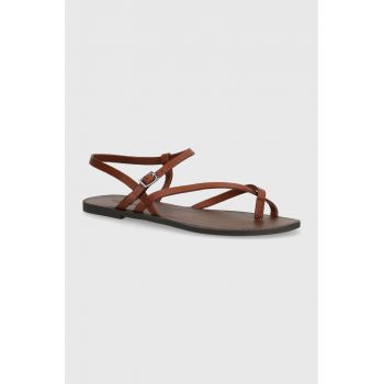 Vagabond Shoemakers sandale de piele TIA 2.0 femei, culoarea maro, 5531-401-27