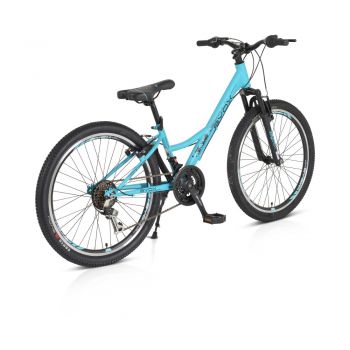 Bicicleta pentru copii Byox 24 inch cu 21 viteze Princess Turcoaz de firma originala