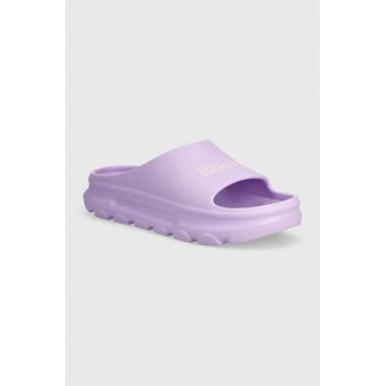 Blauer papuci NOMA femei, culoarea violet, S4NOMA01.EVA de firma originali