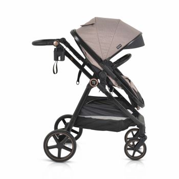 Carucior transformabil 2in1 Moni cu accesorii incluse Tokyo Beige pana la 22 kg ieftin