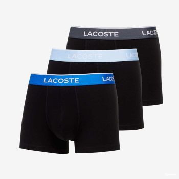 LACOSTE Trunk 3-Pack Black/ Blue de firma originali