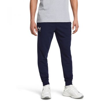 Pantaloni barbati Under Armour Rival Terry Jogger 1380843-410 de firma originali