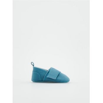 Reserved - Papuci de casă, din bumbac - albastru