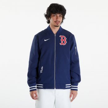 Nike Men's AC Bomber Jacket Boston Red Sox Midnight Navy/ Midnight Navy/ White ieftin