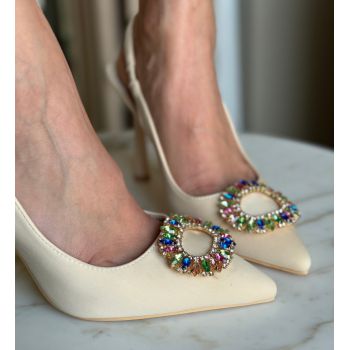 Pantofi dama Aust Bej