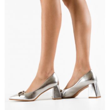 Pantofi dama Turan Argintii