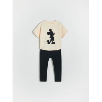 Reserved - BOYS` T-SHIRT & TROUSERS - crem