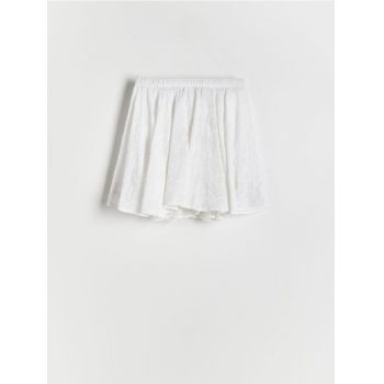 Reserved - Fustă pantalon - alb
