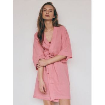 Reserved - LADIES` DRESSING GOWN - roz