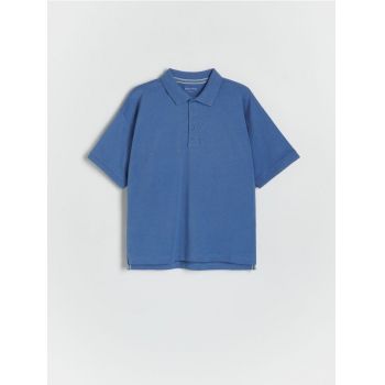 Reserved - Tricou polo - bleumarin ieftin